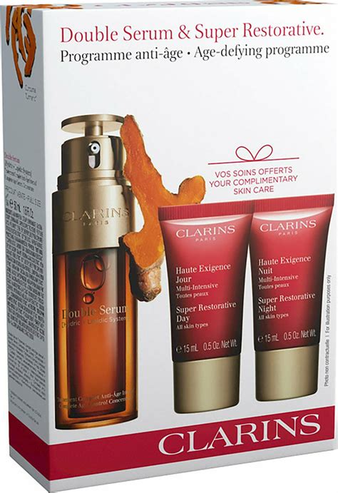 Clarins Double Serum Set .